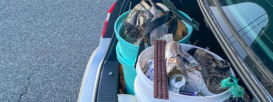 Coastal Cleanup at Morris Island Causeway in Chatham (3/6/2021)