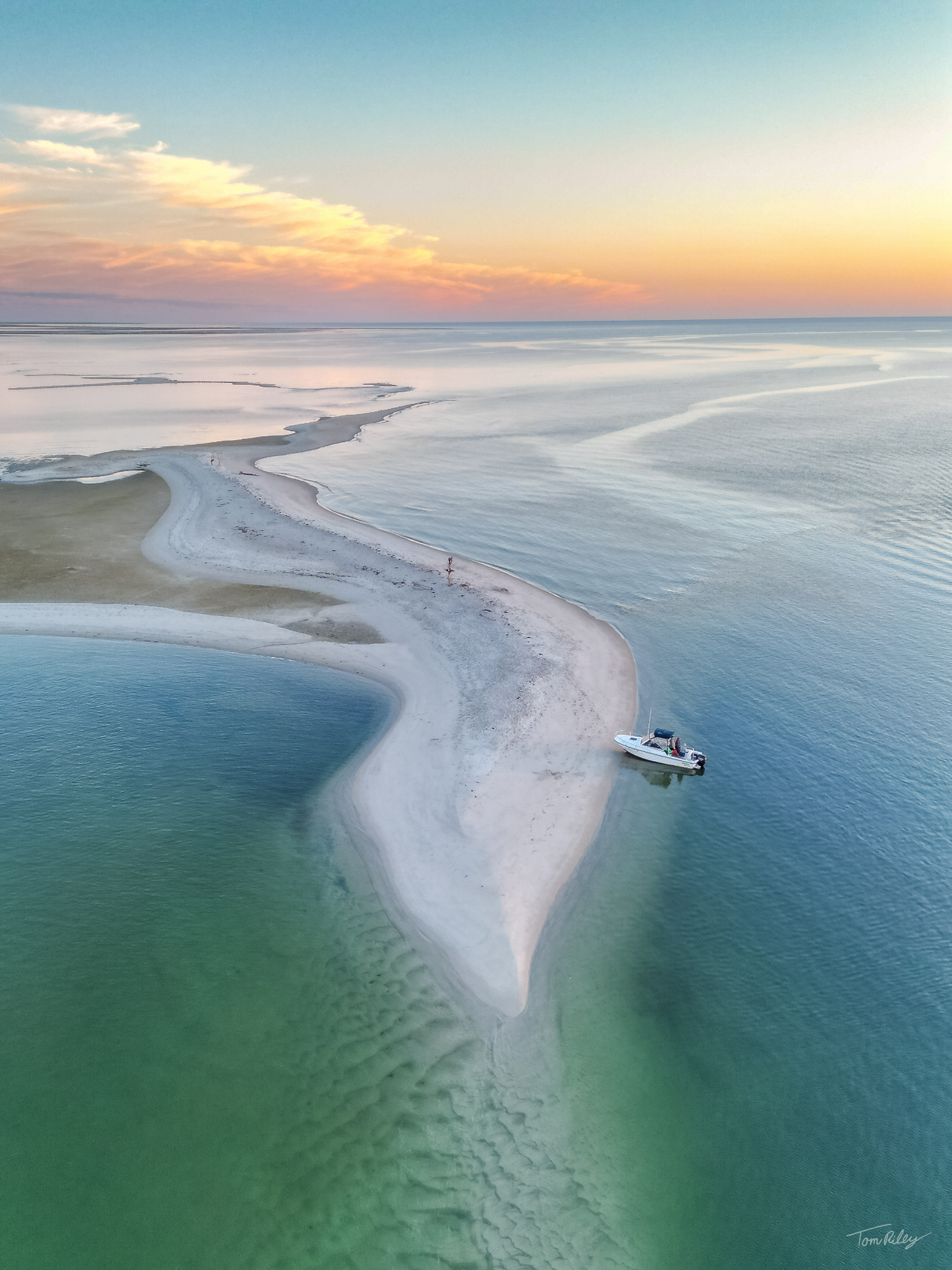 Stage Harbor Sandbar Sunset